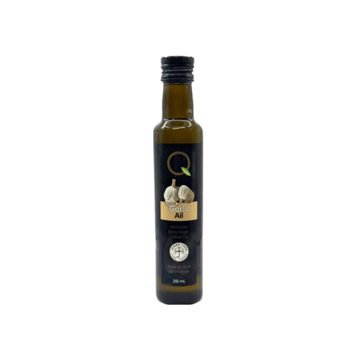 Q Garlic Extra Virgin Olive Oil (6 x 250 mL)