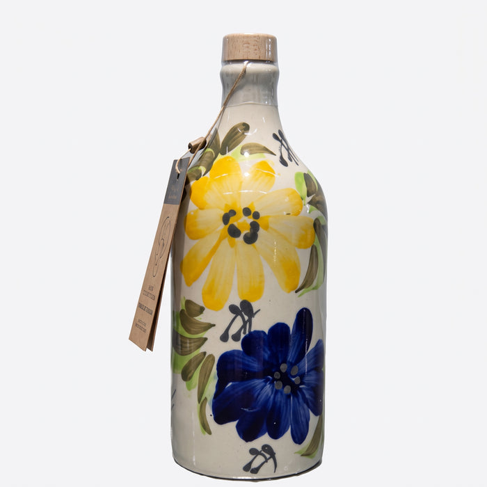 Ceramic N9 Flowers Extra Virgin Olive Oil ( 6 x 500 mL )