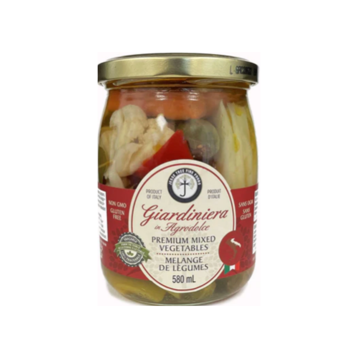 Jesse Tree Giardiniera Sweet & Sour Vegetables (6 X 580 mL)
