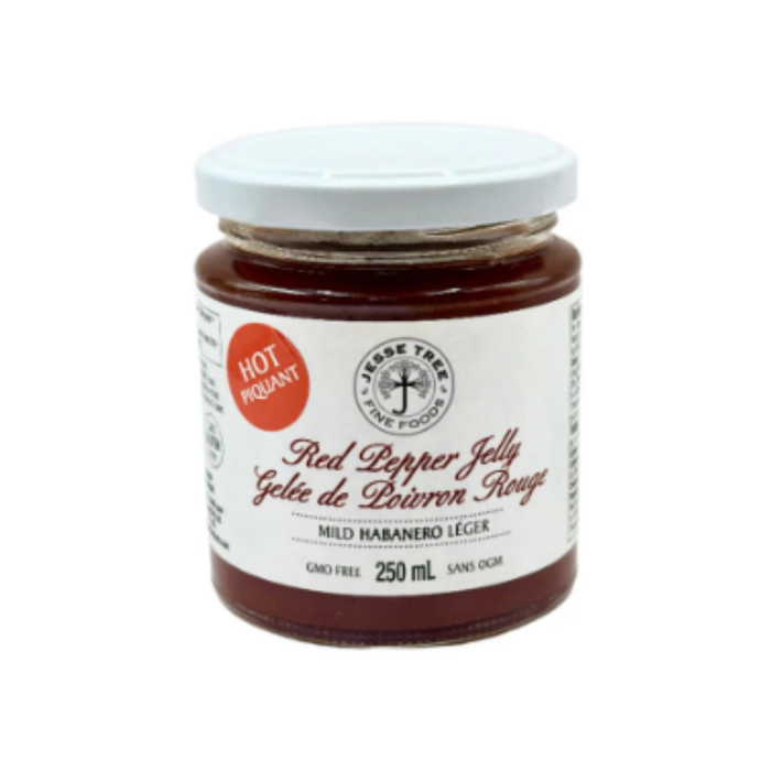 Jesse Tree Spicy Habanero Red Pepper Jelly (12 x 250 mL)