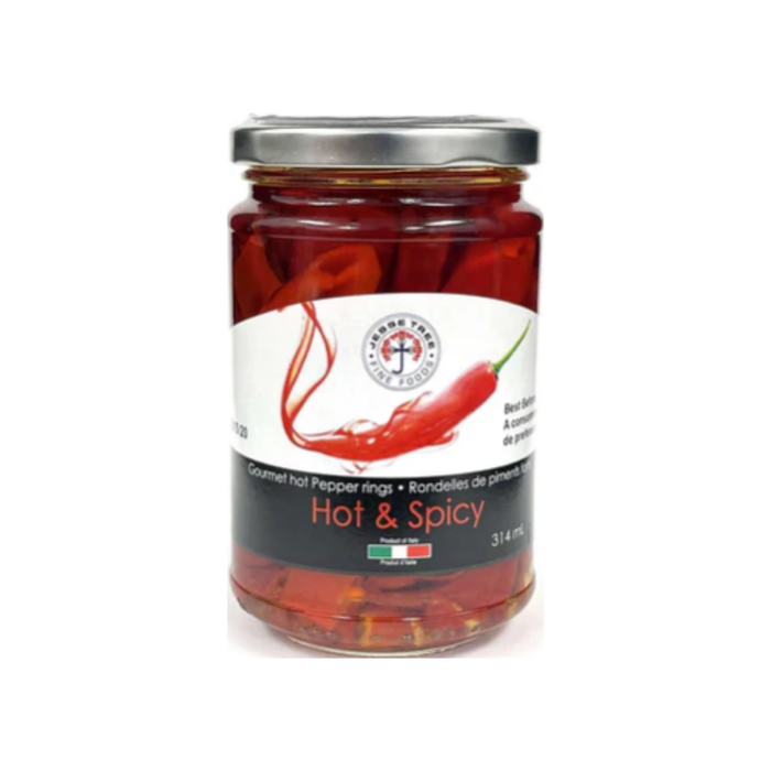 Jesse Tree Hot Pepper Rings (12 X 314 mL)