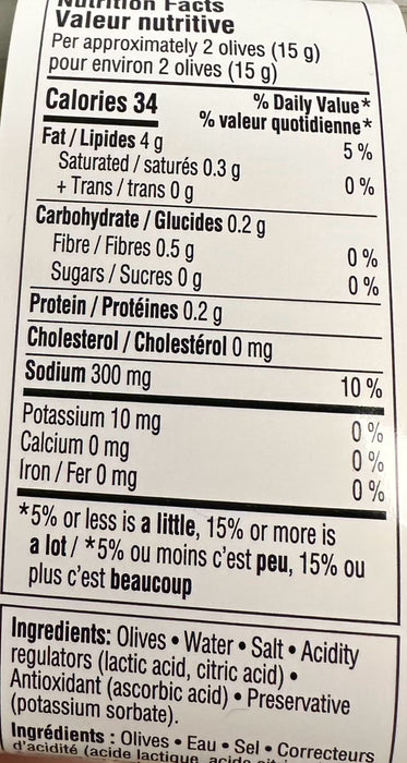 Jesse Tree Whole Green Olives (6 x 400 mL)