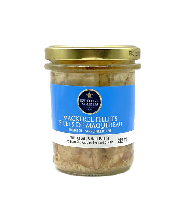 Mackerel Fillets in Extra Virgin Olive Oil (12x212mL)