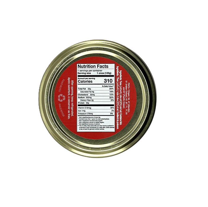 Light Tuna Fillets in Organic Olive Oil (12x212g)