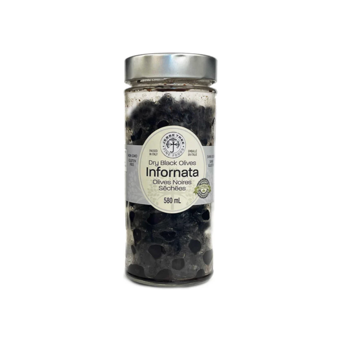 Jesse Tree Dry Cured Infornata Olives (9 x 580 mL)