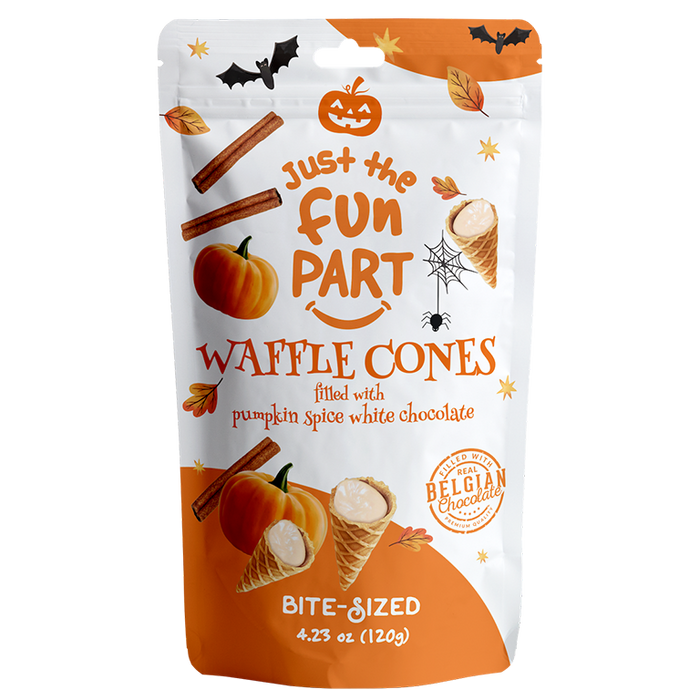 Just the Fun Part Pumpkin Spice Waffle Cones (6x120g)