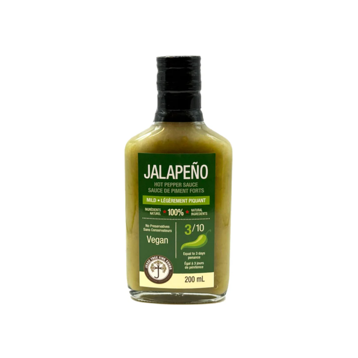 Jesse Tree Jalapeño Hot Pepper Sauce (12 x 200 mL)