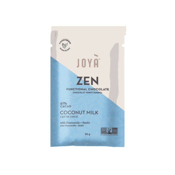 Joyà Zen 61% Cacao Coconut Milk Functional Chocolate (1 x 12)