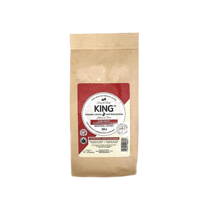 Jesse Tree Organic King St Dark Roast Ground Coffee (10 x 350 g)