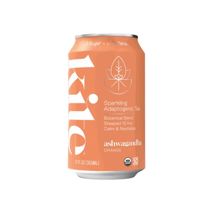 Kite Ashwagandha Orange Sparkling Adaptogenic Tea (12 x 355 mL)