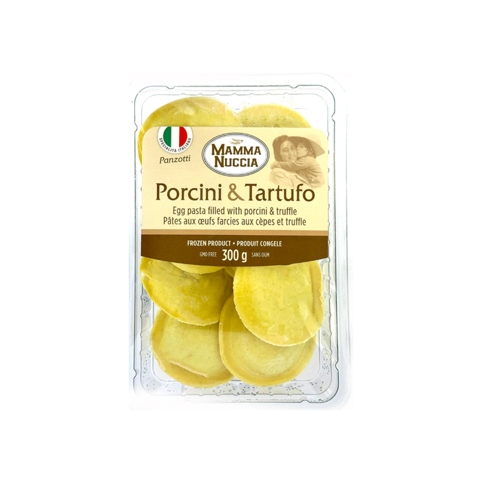 Mamma Nuccia Frozen Egg Pasta - Panzotti Filled with Porcini & Truffle (12 x 300 g)