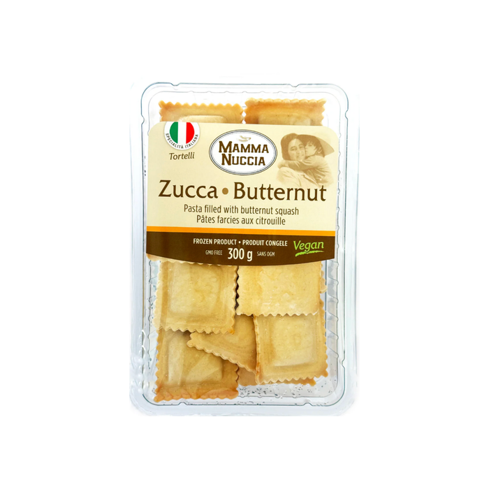 Mamma Nuccia Frozen Egg Pasta - Tortelli Filled with Butternut Squash (12 x 300 g)