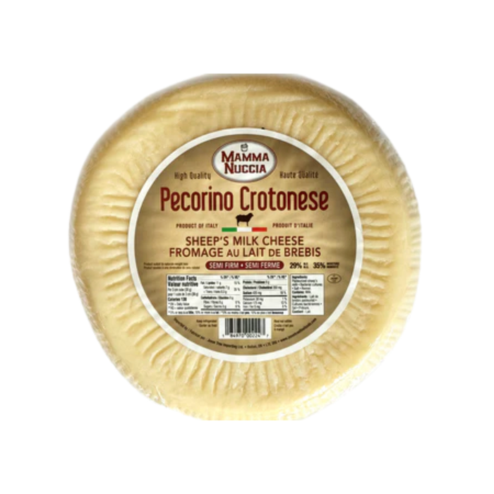 Mamma Nuccia Pecorino Crotonese Semi-Duro Cheese (6 x 1.5 kg)