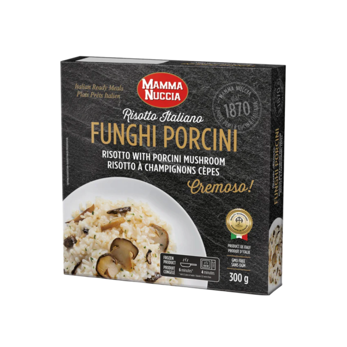 Mamma Nuccia Italian Ready Meals Risotto with Porcini (10 x 300 g)