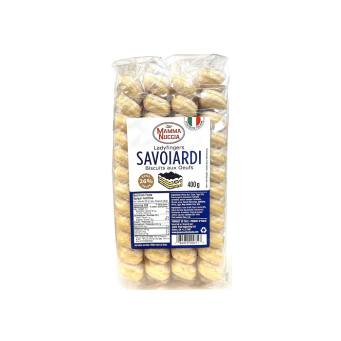 Mamma Nuccia Savoiardi/Ladyfinger Cookies (15 x 400 g)