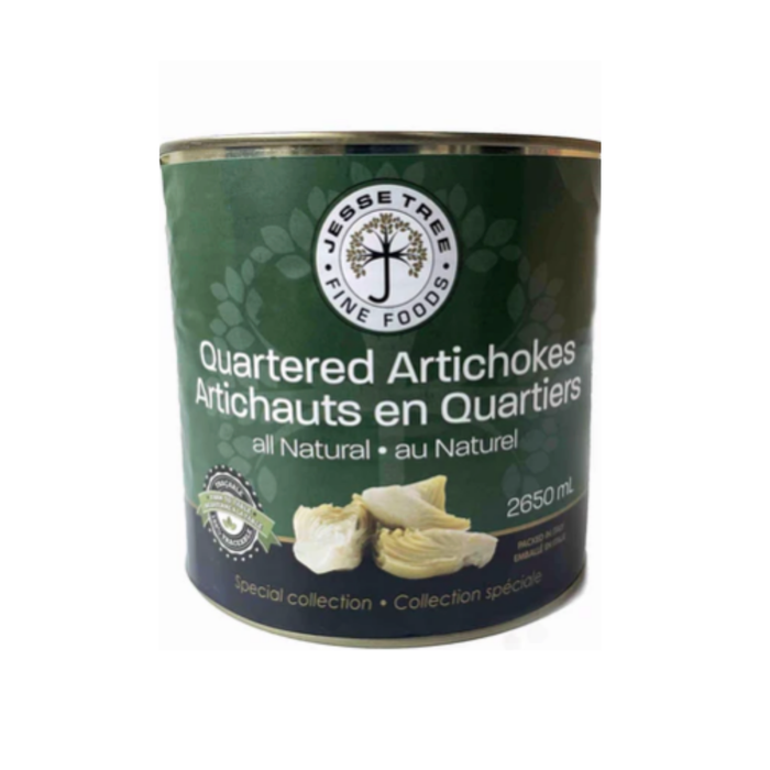 Jesse Tree Artichokes Quarters in Brine (6 x 2.6 L)