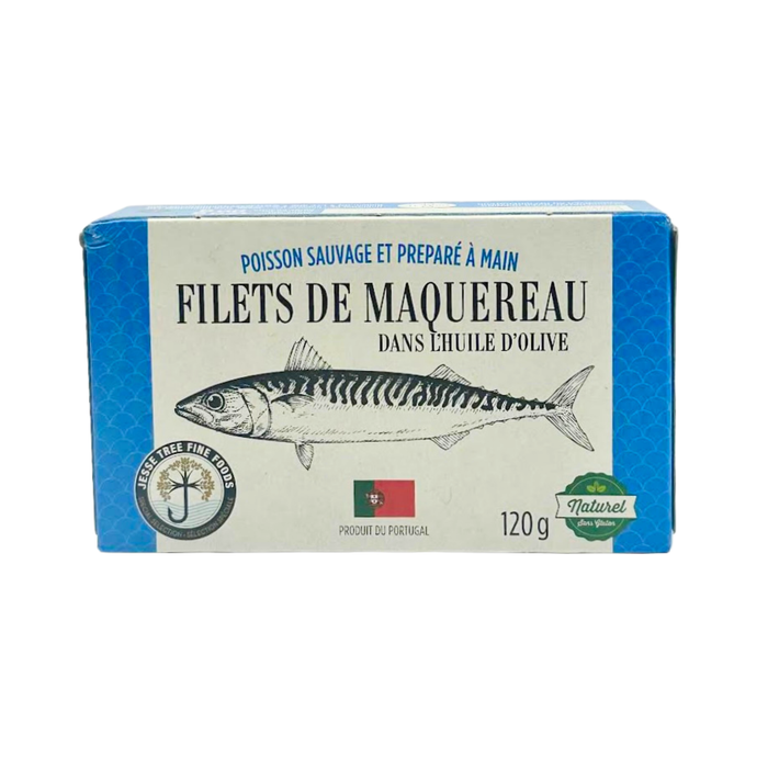 Jesse Tree Mackerel Fillets In EVOO Tin (12 x 120 g)