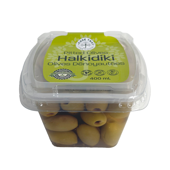 Jesse Tree Pitted Halkidiki Olives (6 x 400 mL)