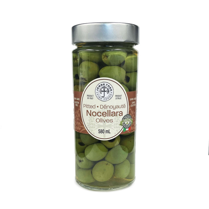 Green Pitted Nocellera Olives (9x580mL)