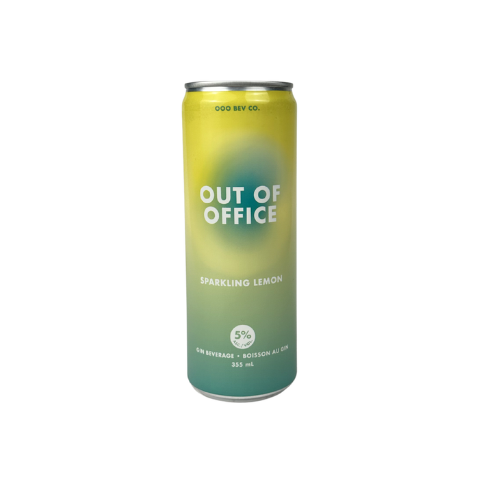 Out Of Office Sparkling Lemon Gin Beverage (24 x 355 mL)