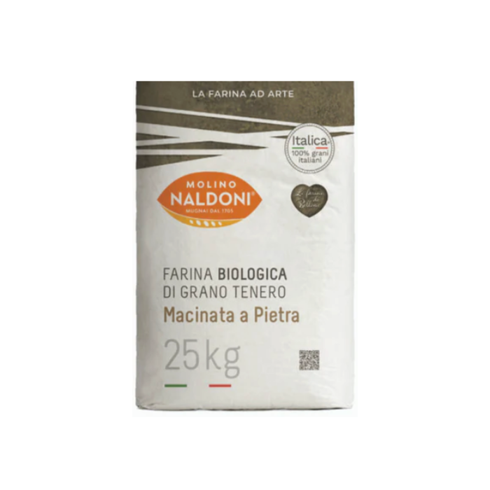 Molino Naldoni Robusta Organic Stone-Milled Type '1' Flour  (1 x 25 kg)