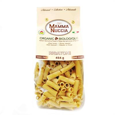 Organic Rigatoni Pasta (12x454g)