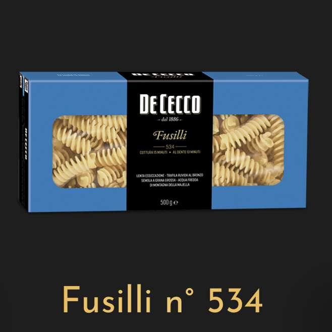 De Cecco Fusilli Pasta (12x500g)