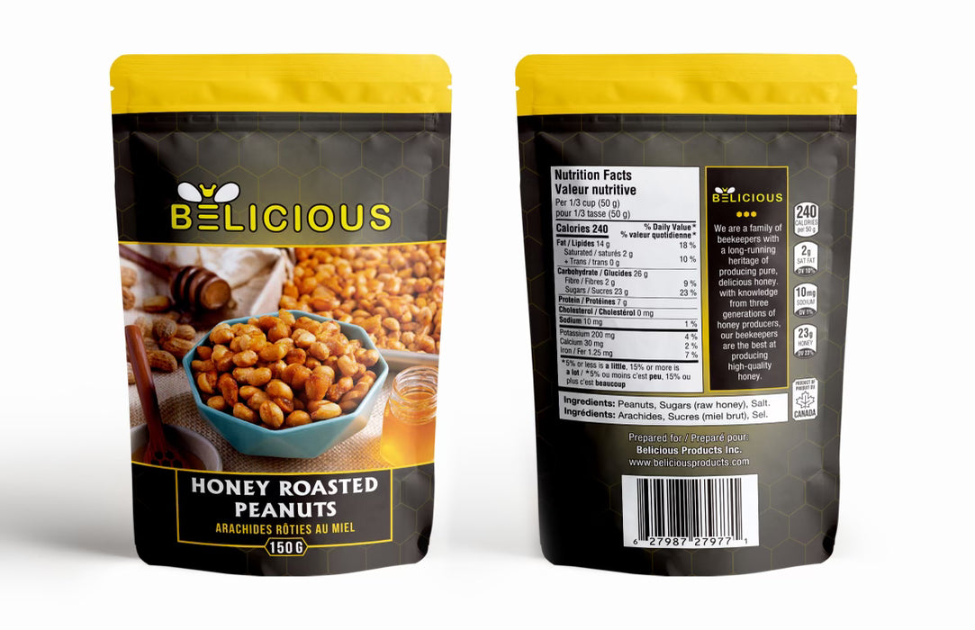 Honey Roasted Peanuts (12x150g)
