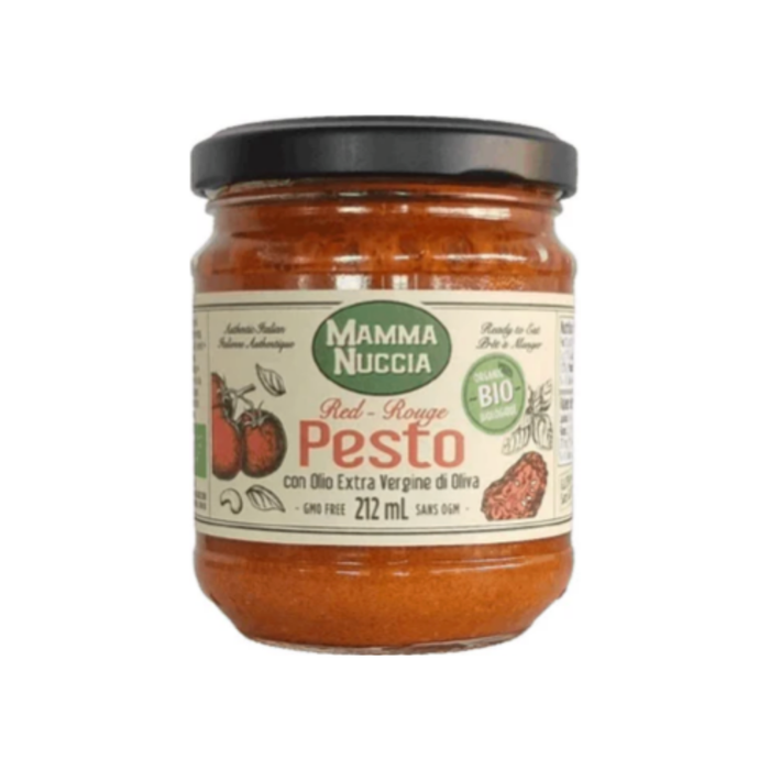 Mamma Nuccia Organic Pesto Rosso (6 x 212 mL)