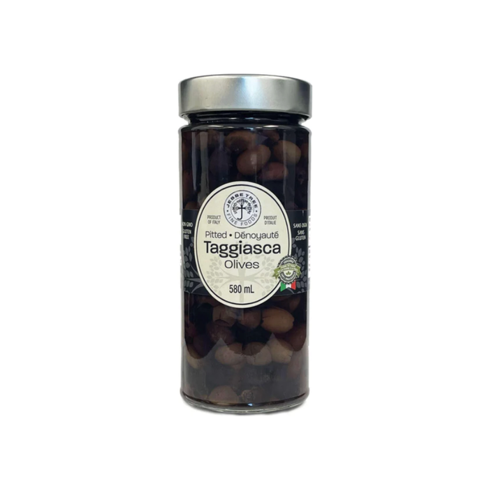 Jesse Tree Pitted Taggiasca Olives in Oil (9 x 580 mL)
