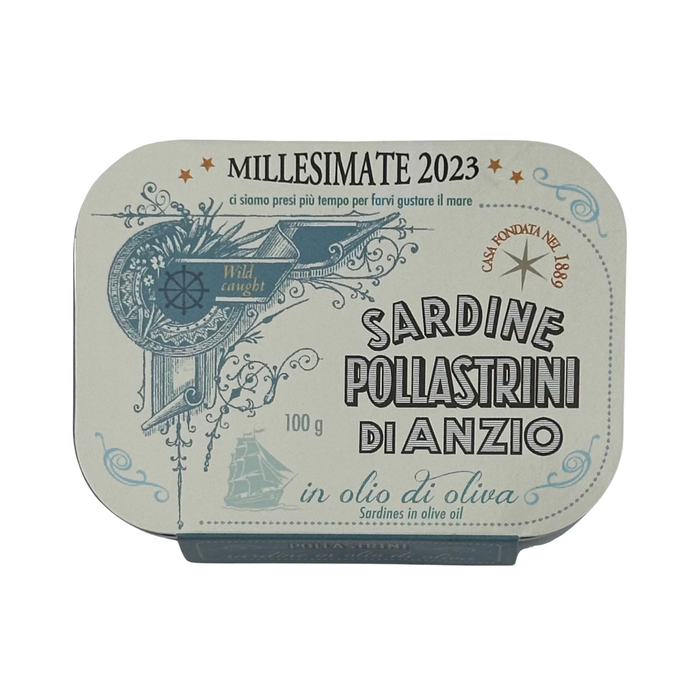Pollastrini Sardines In Olive Oil (10 x 100 g)