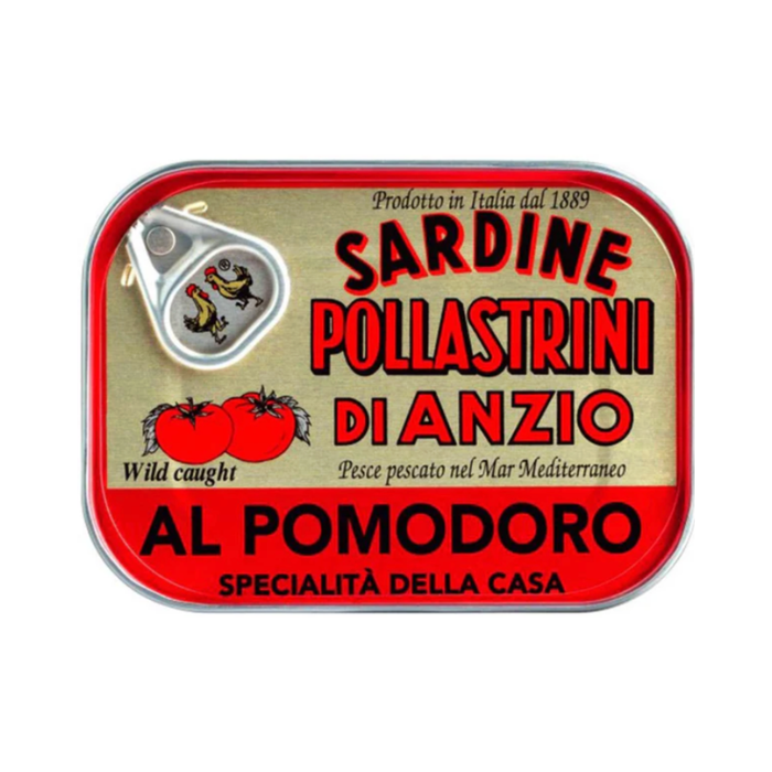 Pollastrini Sardines in Tomato Sauce (24 x 100 g)