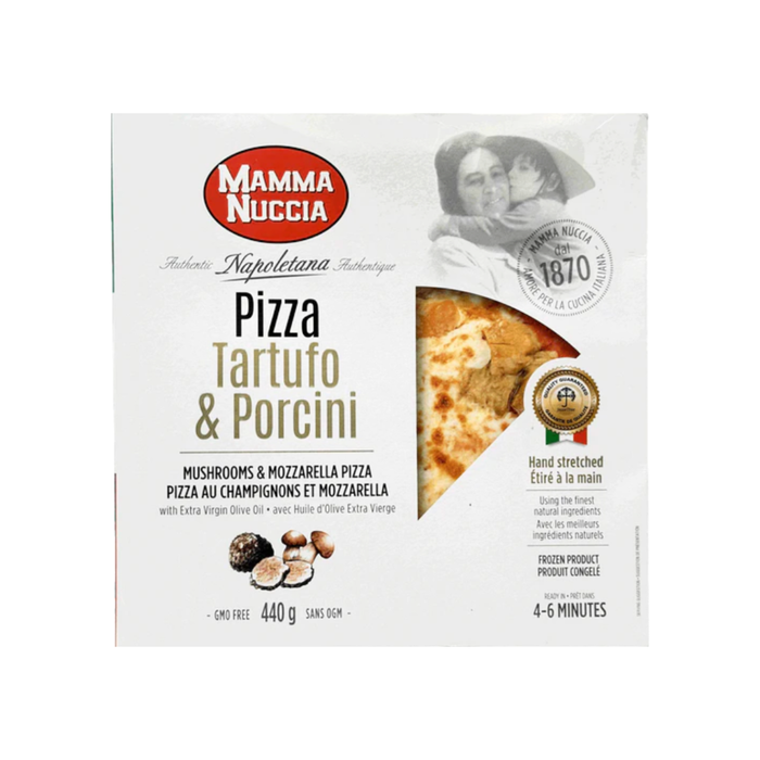 Mamma Nuccia Frozen Pizza with Porcini & Truffle Cream (7 x 440 g)