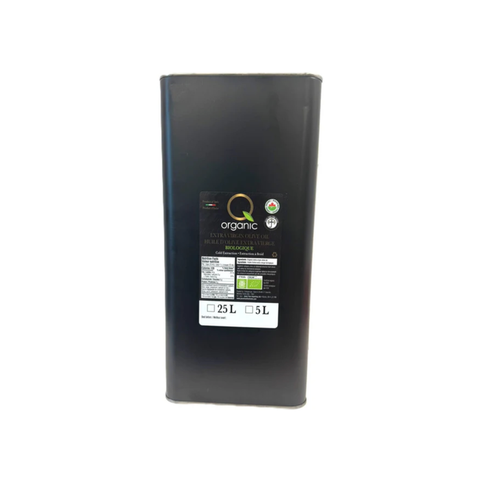 Q-Organic Extra Virgin Olive Oil Tin (1 x 5 L)