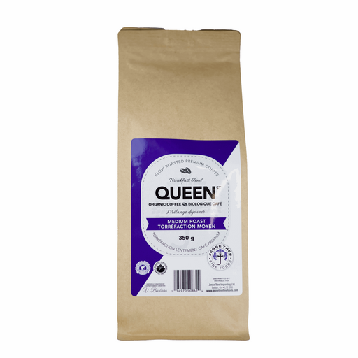 Organic Queen St Medium Roast Whole Bean Coffee (10x350g)