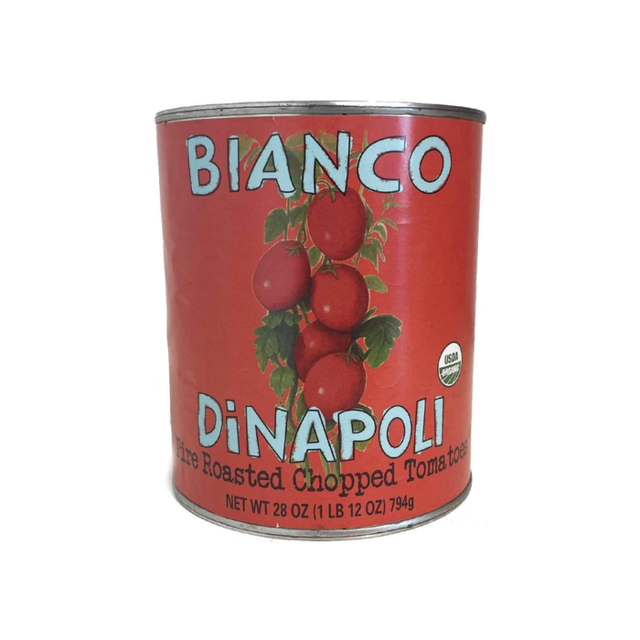 Bianco DiNapoli Organic Fire Roasted Chopped Tomatoes (6 x 794 g)