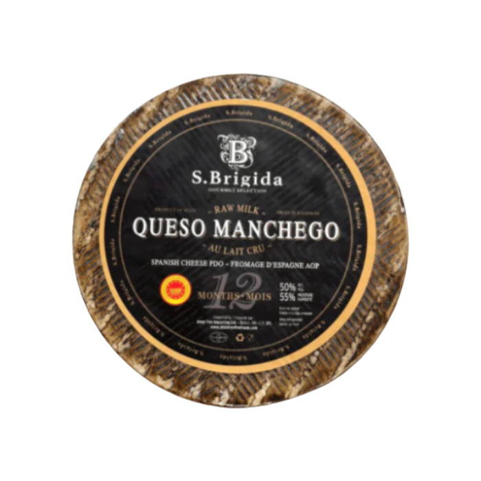 S. Brigida 12-Month Aged Raw Queso Manchego (2 x 3 kg)