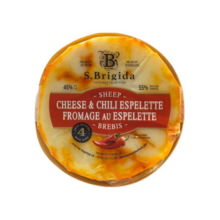 S. Brigida Baby Spicy Chili Espelette Sheep Cheese (12 x 190 g)