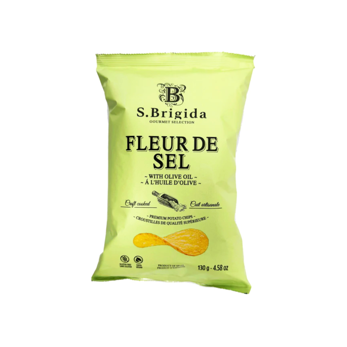 S.Brigida Fleur de Sel & Olive Oil Chips (10 x 130 g)