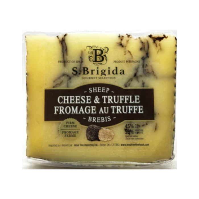 S. Brigida Sheep Cheese With Truffle Wedges (14 x 150 g)