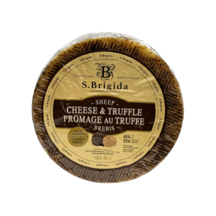 S. Brigida Sheep Cheese with Truffle (2 x 3.3 kg)