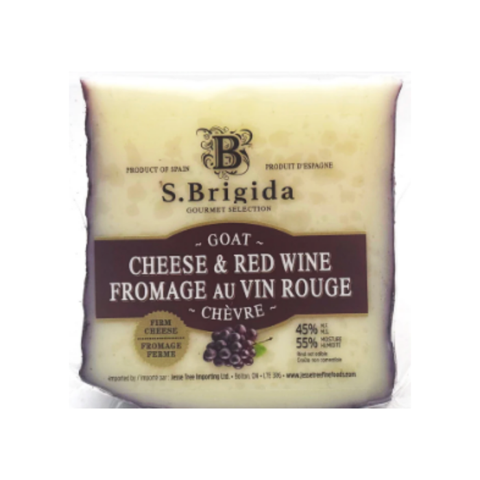 S. Brigida Wine Soaked (Drunken) Goat Cheese Wedges (14 x 150 g)