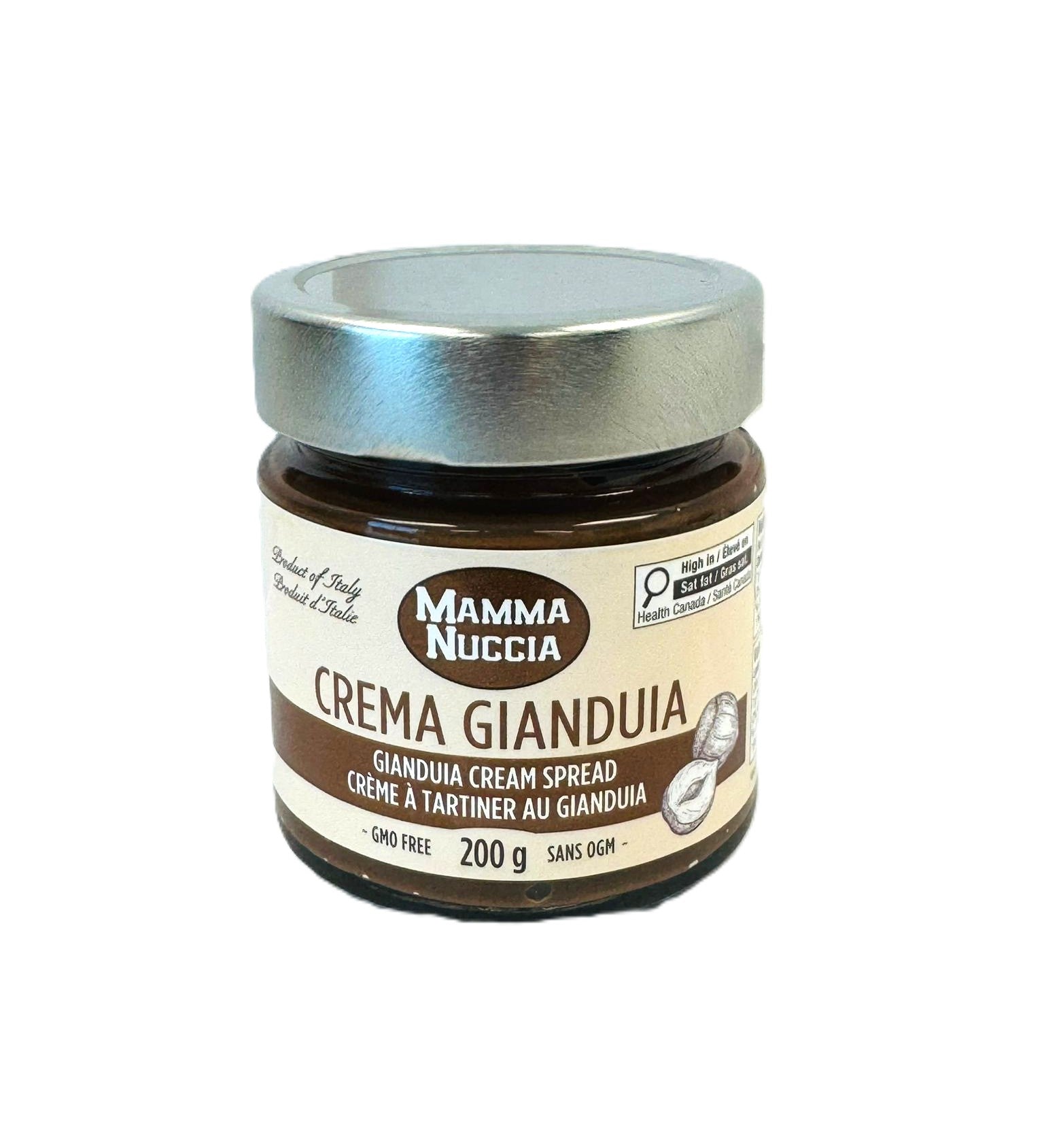 Mamma Nuccia Gianduia (Chocolate Hazelnut) Cream (6 x 200 g)
