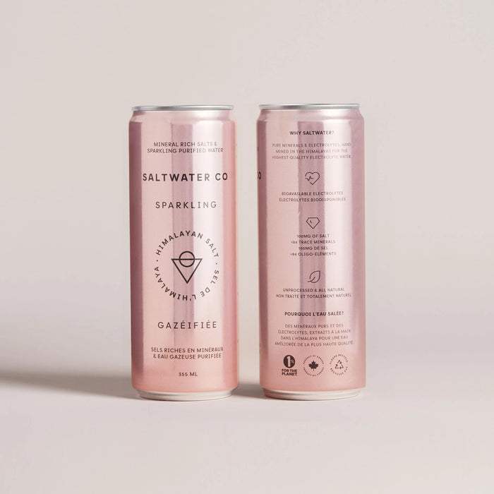 Saltwater Co Sparkling Himalayan Salt Water (24 x 355 mL)