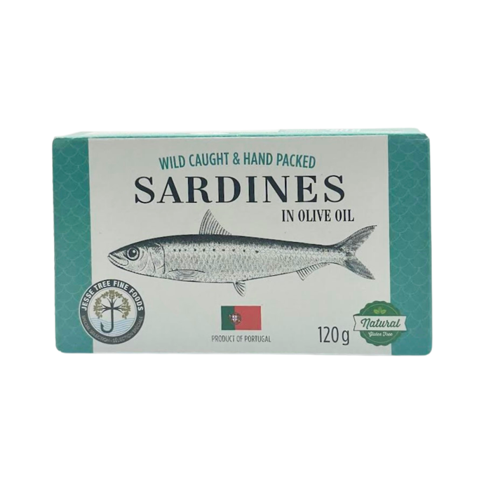 Jesse Tree Sardine Fillets in EVOO Tin (12 x 200 g)