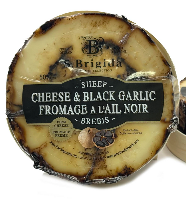 S. Brigida Baby Black Garlic Sheep Cheese (12 x 190 g)
