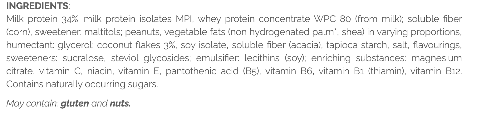 Go On 33% Coconut Premium Protein Bar (25 x 50 g)