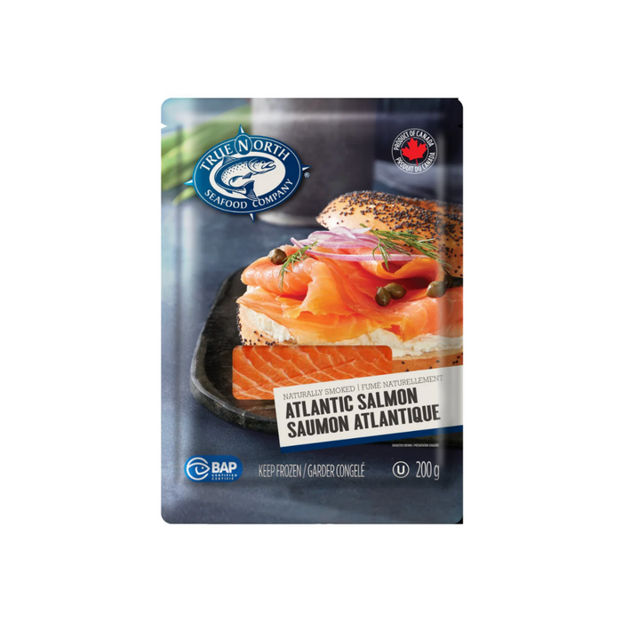 True North Natural Cold Smoked Atlantic Salmon (12 x 200 g)
