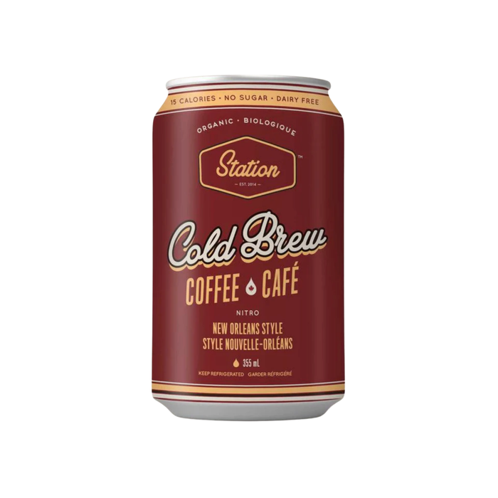 Station New Orleans Style Cold Brew Coffee (12 x 355 mL)