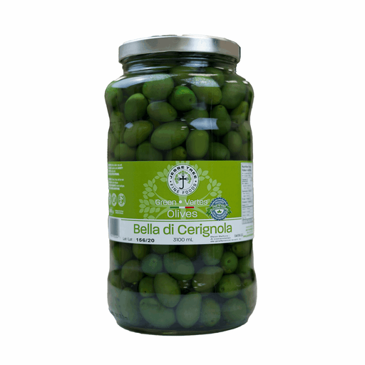 Sweet Green Cerignola Olives (2x3.1L)